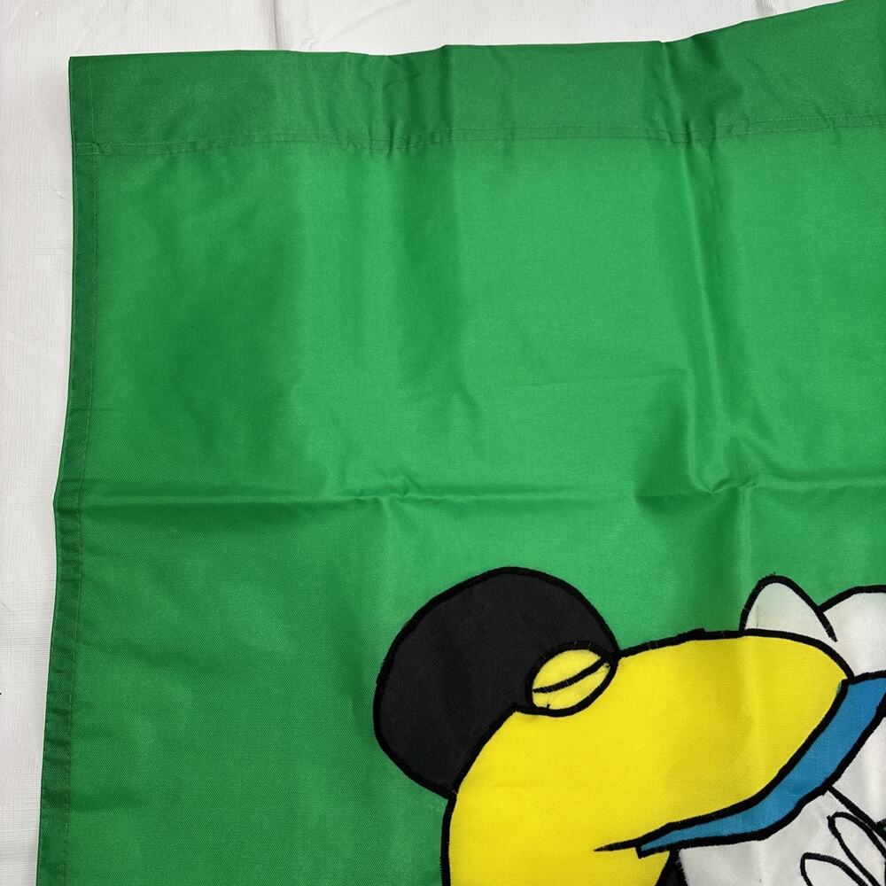 Vintage 1998 Disney Mickey Mouse Golf Yard Flag Banner Nylon Double Sided 27x42” - Picture 5 of 10